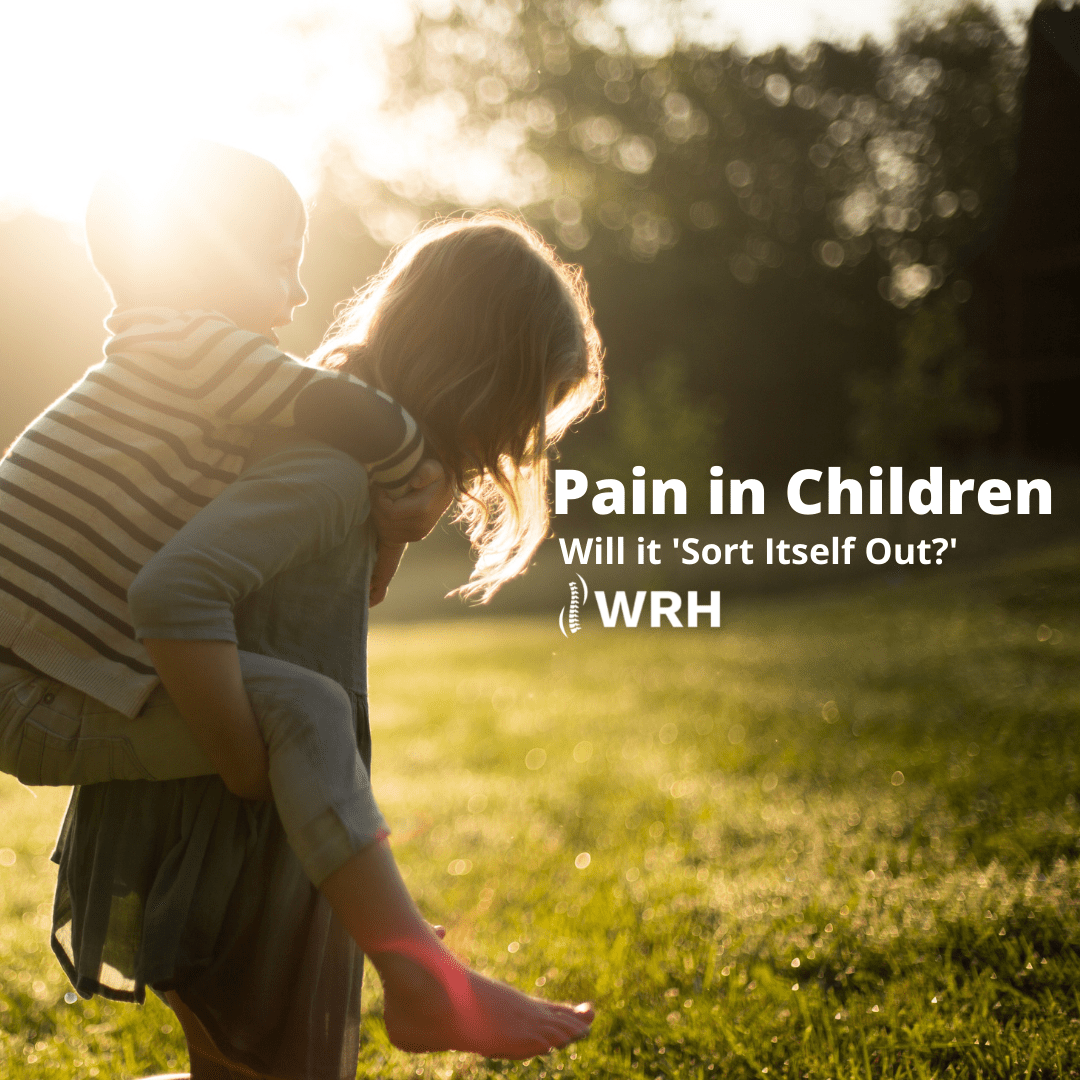 Pain In Children: Will It 'Sort Itself Out?' - Western Region Health